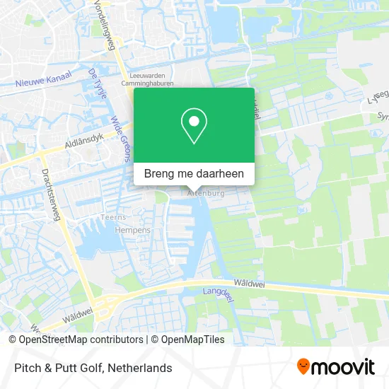 Pitch & Putt Golf kaart
