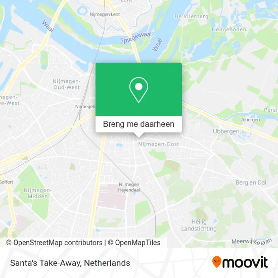 Santa's Take-Away kaart