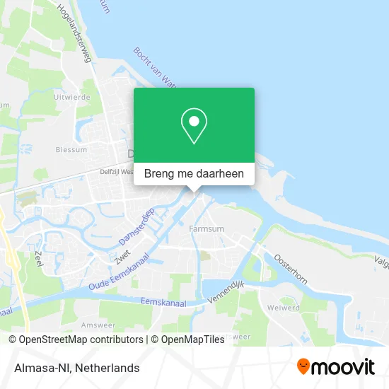 Almasa-Nl kaart