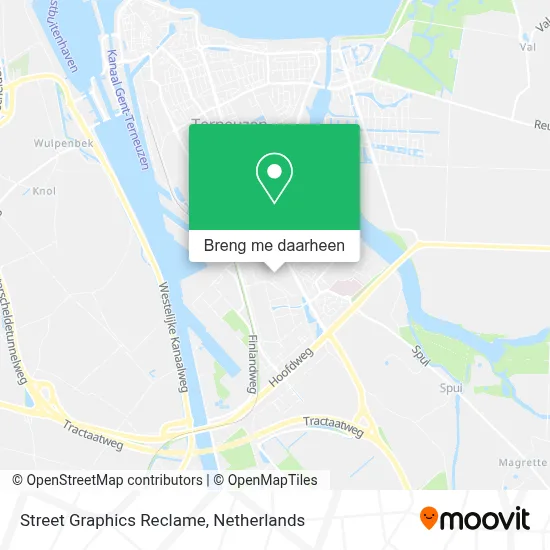 Street Graphics Reclame kaart