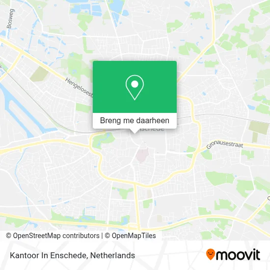 Kantoor In Enschede kaart