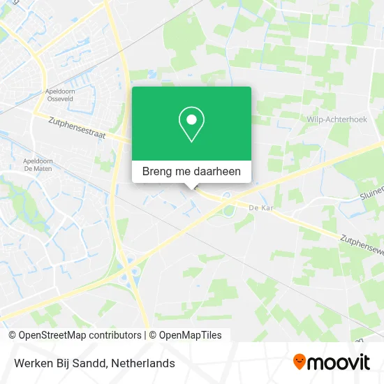 Werken Bij Sandd kaart
