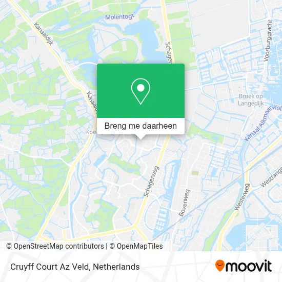 Cruyff Court Az Veld kaart