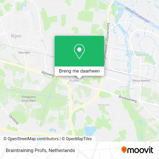 Braintraining Profs kaart