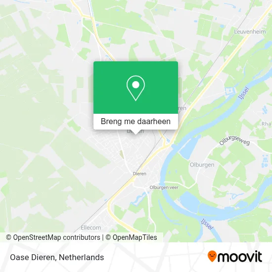 Oase Dieren kaart