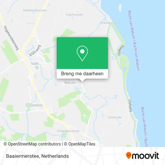 Baaiermerstee kaart