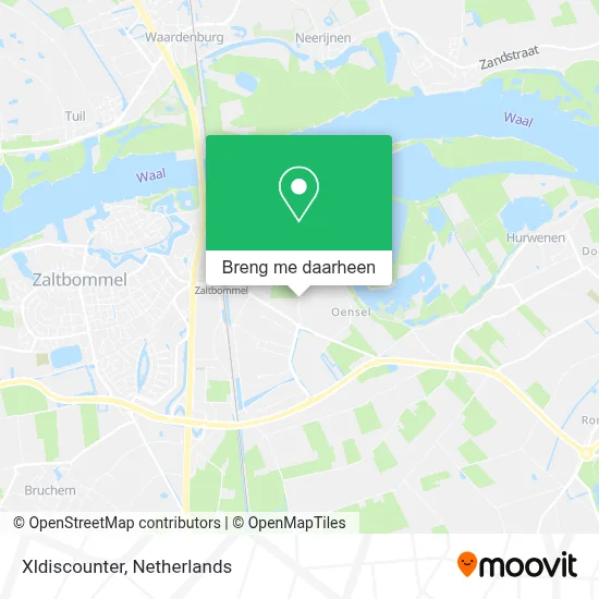 Xldiscounter kaart