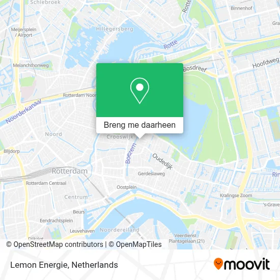 Lemon Energie kaart