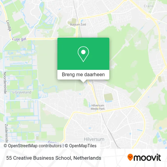 55 Creative Business School kaart