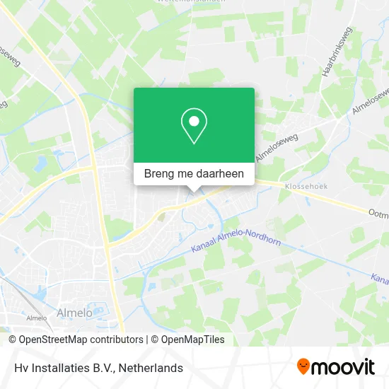 Hv Installaties B.V. kaart
