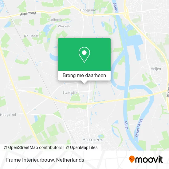Frame Interieurbouw kaart