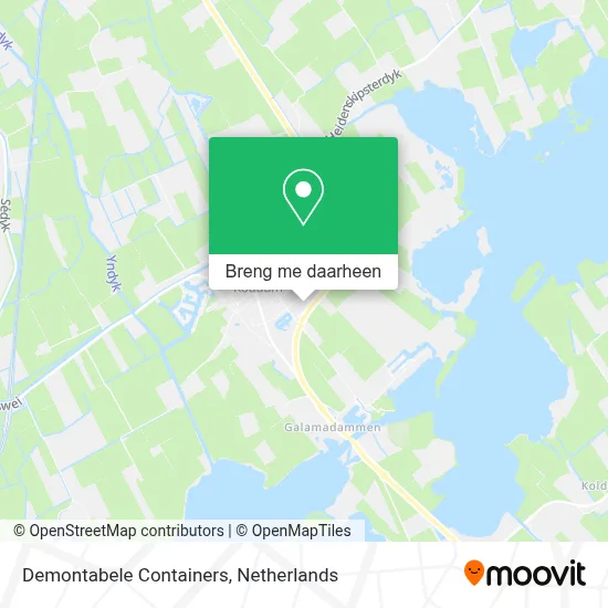 Demontabele Containers kaart
