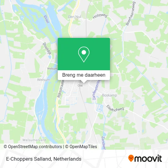 E-Choppers Salland kaart
