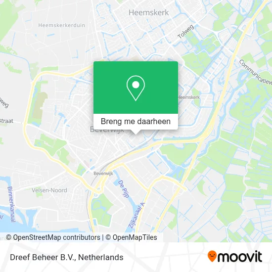 Dreef Beheer B.V. kaart