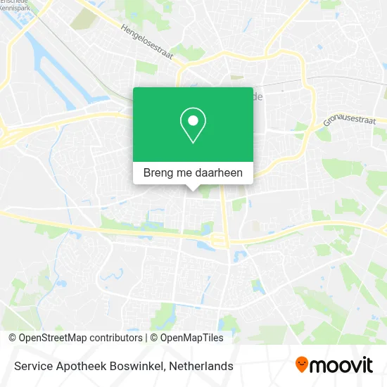 Service Apotheek Boswinkel kaart