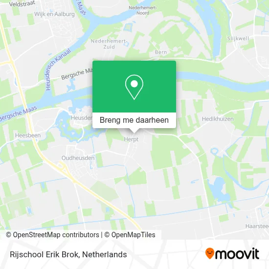 Rijschool Erik Brok kaart