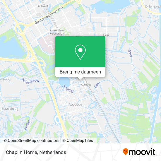 Chaplin Home kaart