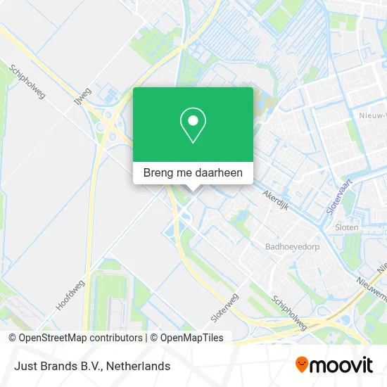 Just Brands B.V. kaart