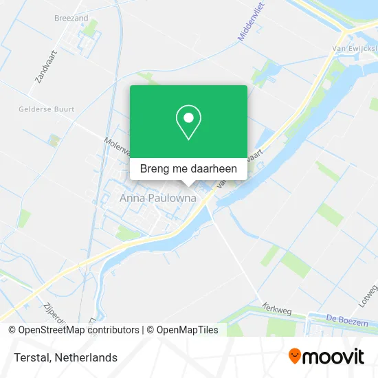 Terstal kaart