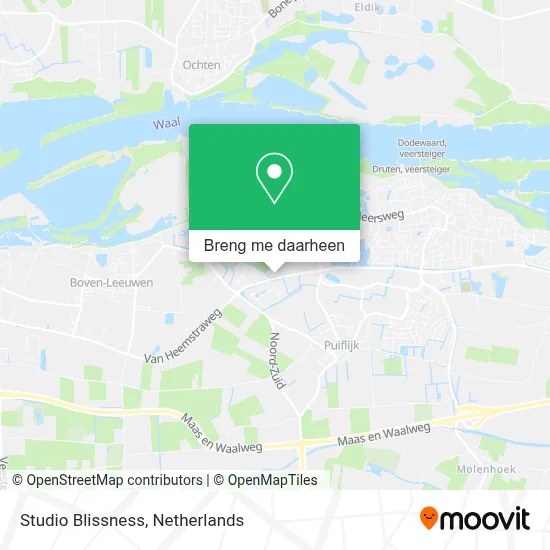 Studio Blissness kaart