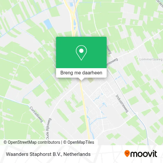 Waanders Staphorst B.V. kaart