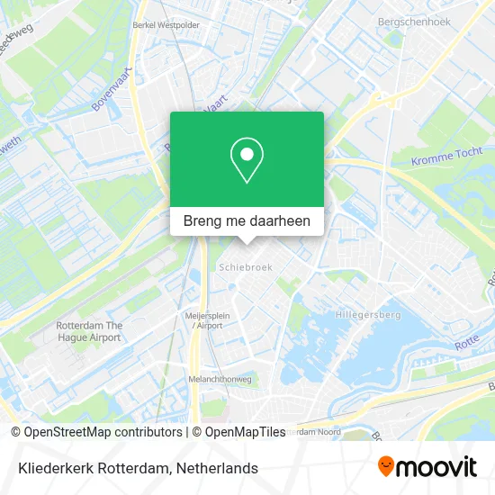 Kliederkerk Rotterdam kaart