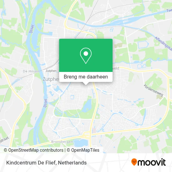 Kindcentrum De Flief kaart