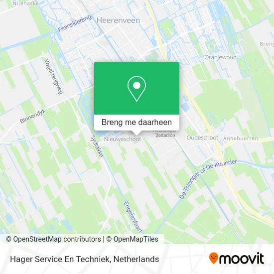 Hager Service En Techniek kaart