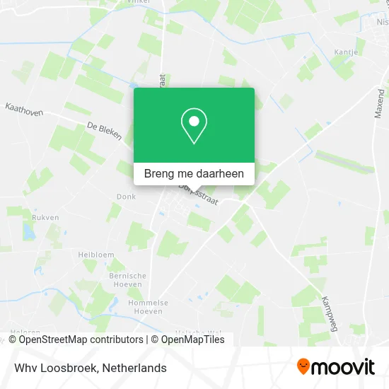 Whv Loosbroek kaart