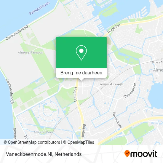 Vaneckbeenmode.Nl kaart