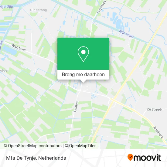 Mfa De Tynje kaart