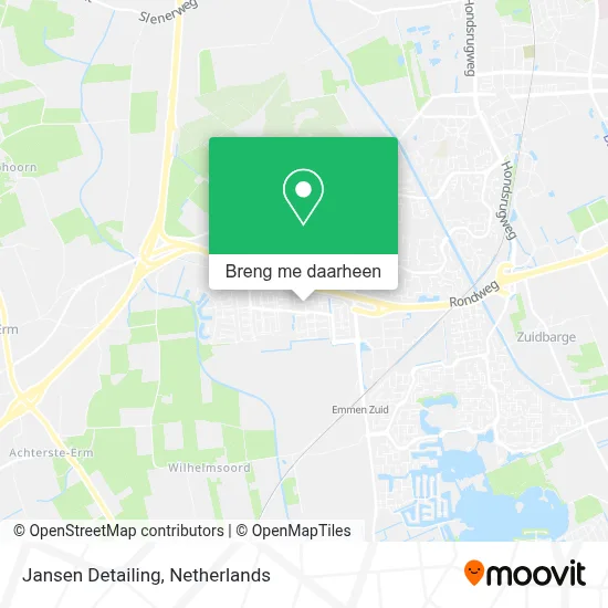 Jansen Detailing kaart