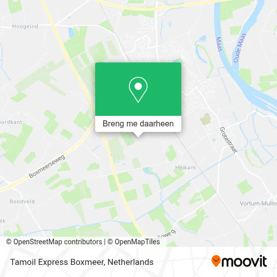 Tamoil Express Boxmeer kaart