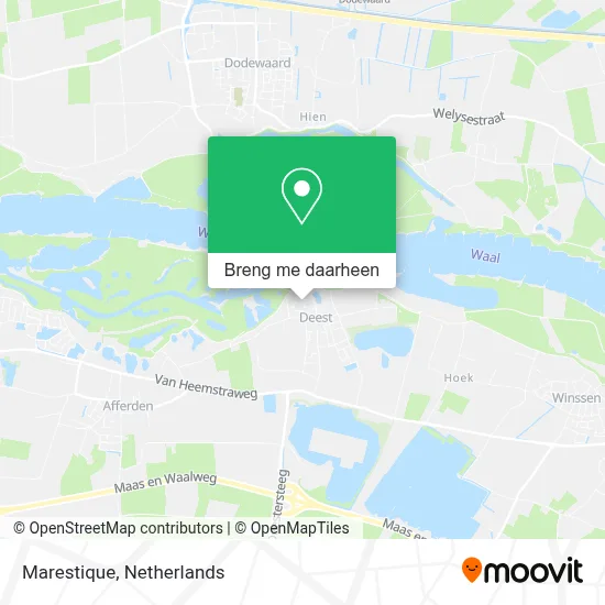 Marestique kaart