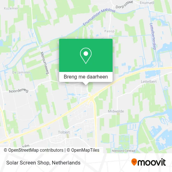 Solar Screen Shop kaart