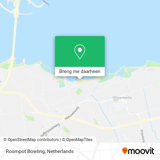Roompot Bowling kaart
