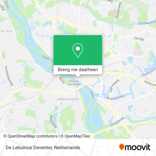 De Lebuinus Deventer kaart