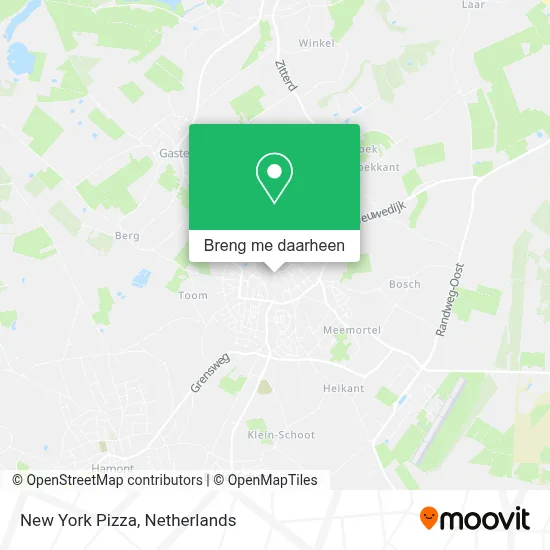 New York Pizza kaart