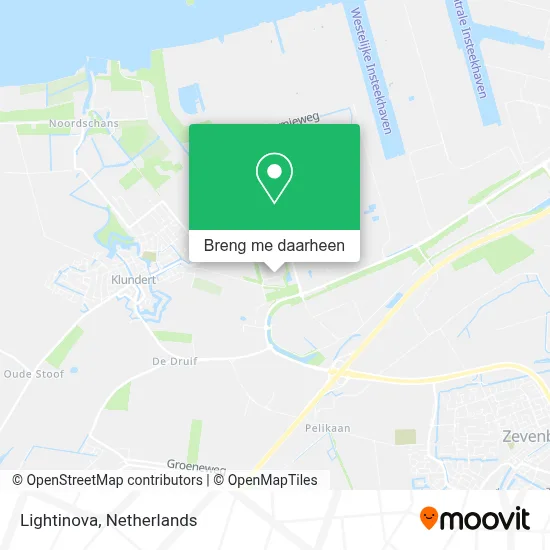 Lightinova kaart