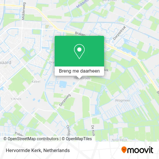 Hervormde Kerk kaart