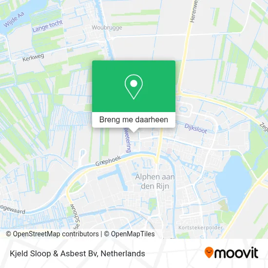 Kjeld Sloop & Asbest Bv kaart