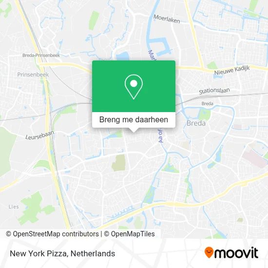 New York Pizza kaart