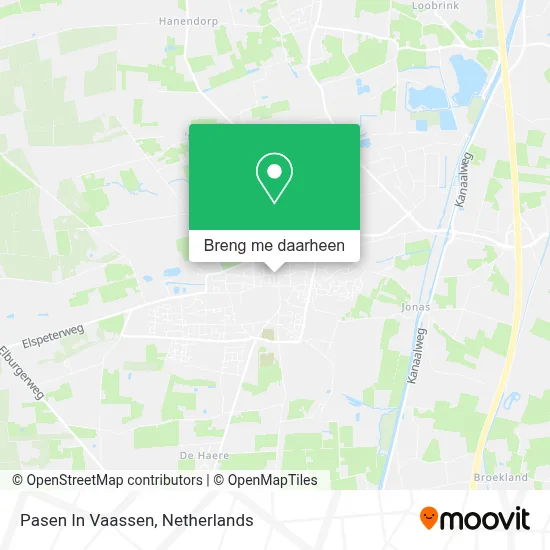Pasen In Vaassen kaart