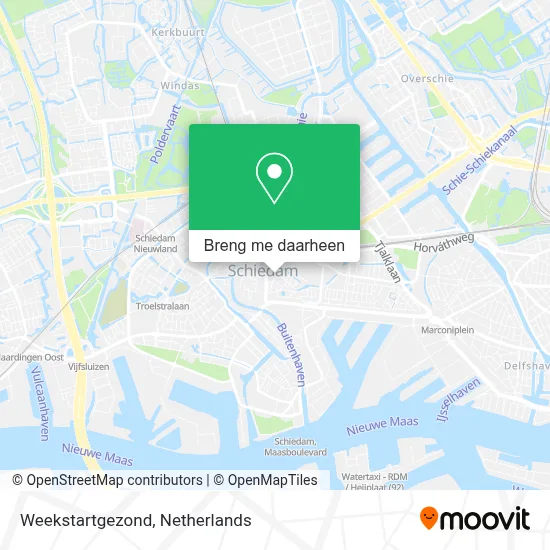 Weekstartgezond kaart