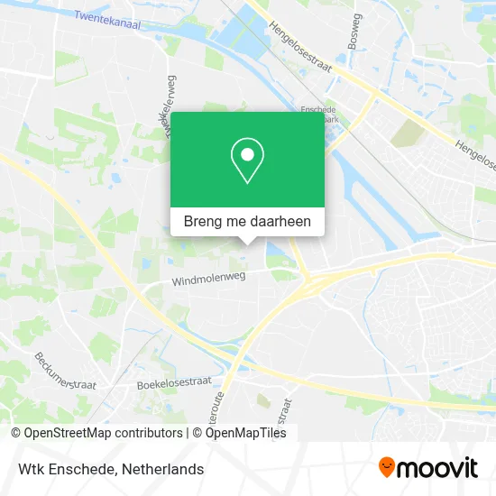 Wtk Enschede kaart