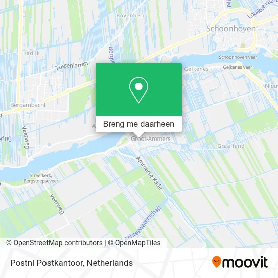 Postnl Postkantoor kaart