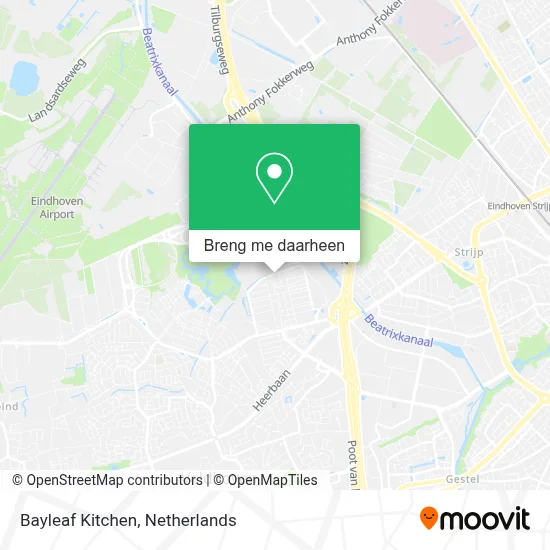 Bayleaf Kitchen kaart