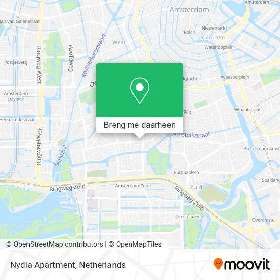 Nydia Apartment kaart