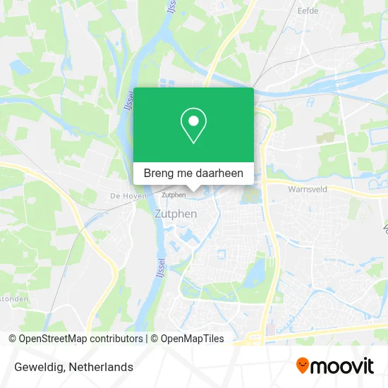 Geweldig kaart