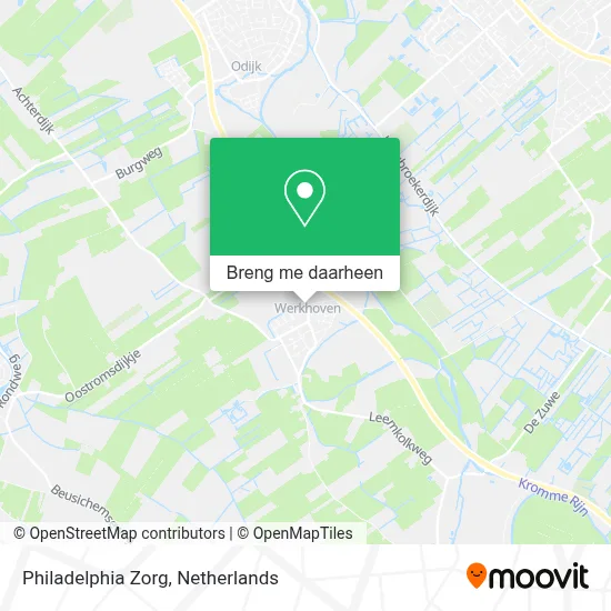 Philadelphia Zorg kaart